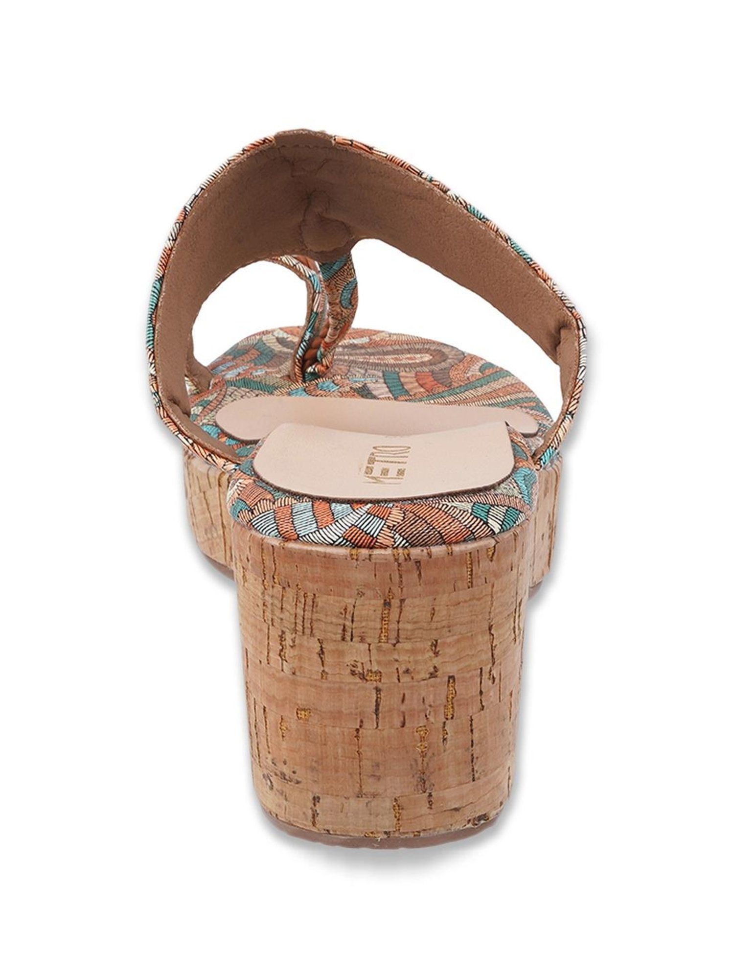 Metro Women's Tan Kolhapuri Sandals