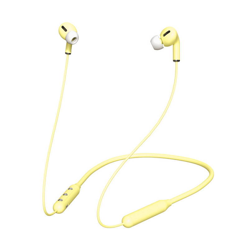 Hanging Neck Bluetooth Sports Headphone Waterproof with Noise Cancelling Bulit-in Mic in-Ear Earbuds for Video/Conference Call/Workout/Running/Gym