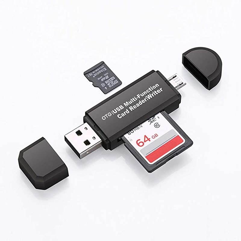 USB SD Card ReaderOTG AdapterMicro SD Card ReaderUSB 20 CardreaderTF SD Microsd SDXC SDHC MMC RSMMC Micro SDXC Micro SDHC UHSI Camera Reader for PC Laptop Smart Phones