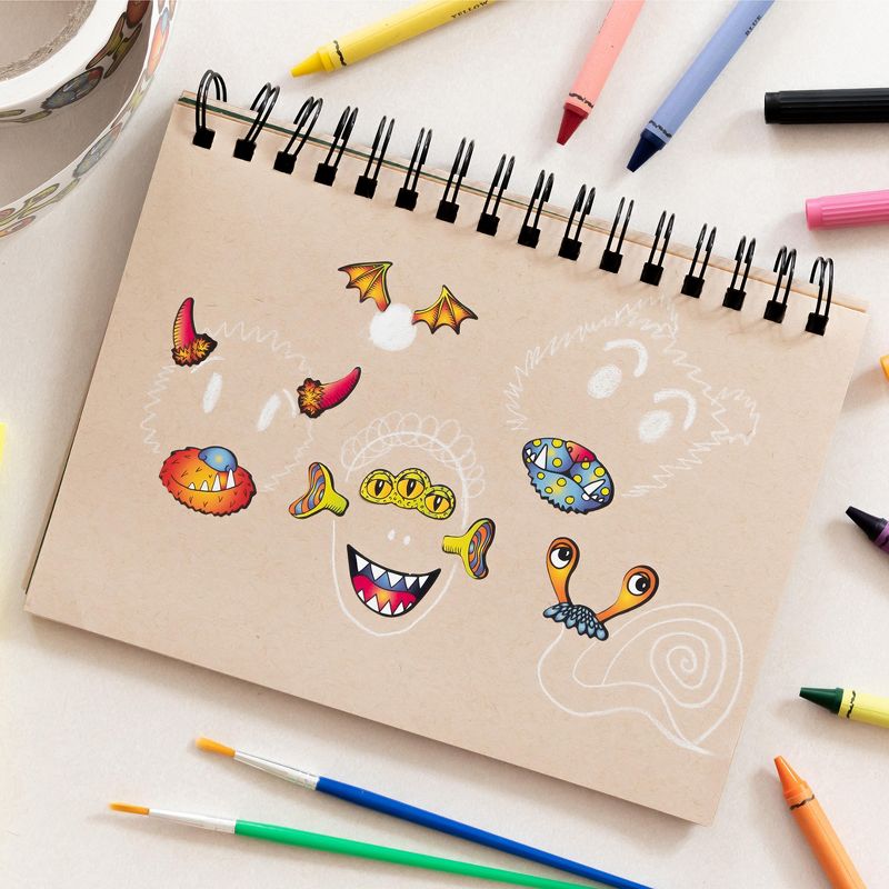 Ready 2 Learn Creative Sticker Roll - Monsters - 1,350 Self-Adhesive Stickers