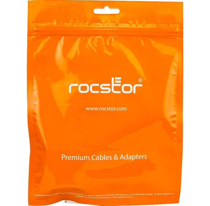Rocstor Y10C197-B1 Premium Mini DisplayPort to HDMI Cable - 10 ft. (3m) - 4K/2K