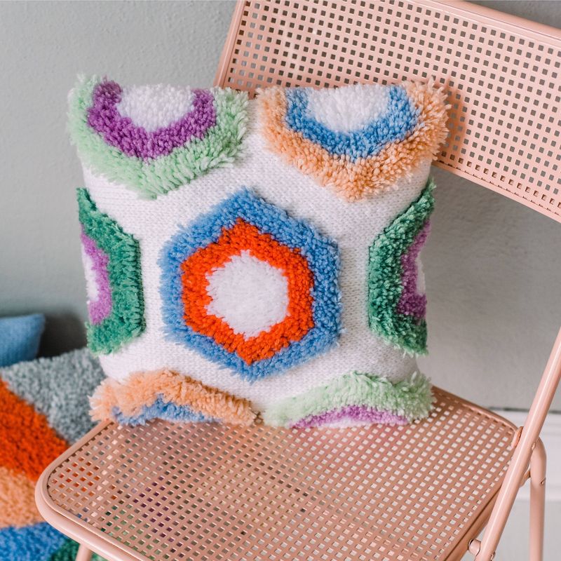 LoRan Latch-Stitch Hexagonal Pillow Kit