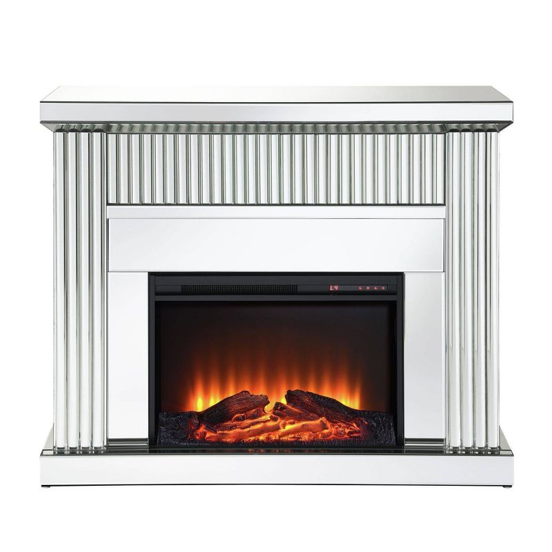 Ziva Fireplace Silver - Picket House Furnishings