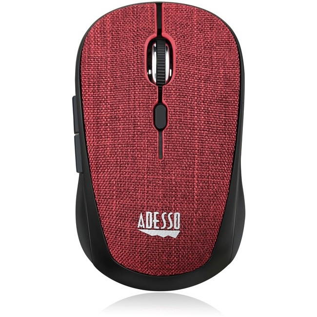 Adesso iMouse S80R Mini Wireless 5-Button Fabic Mouse Red