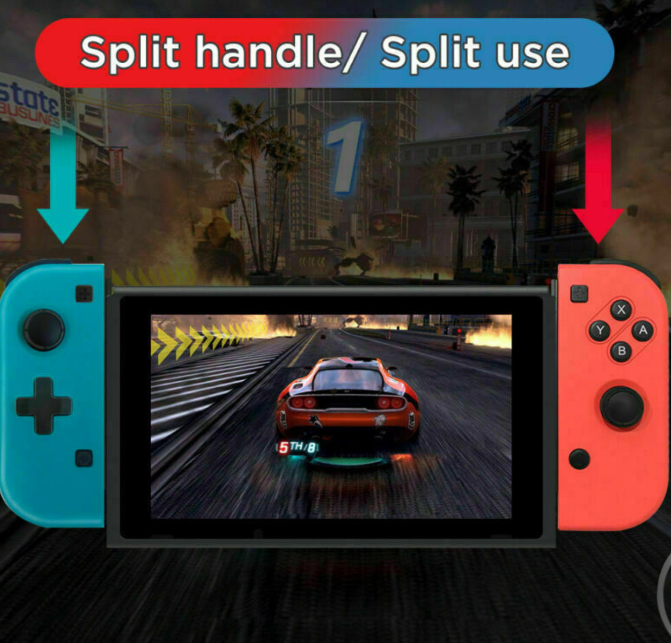 Wireless Pro Joy-Con Game Controller Nintendo Switch Console Gamepad Joypad L&R