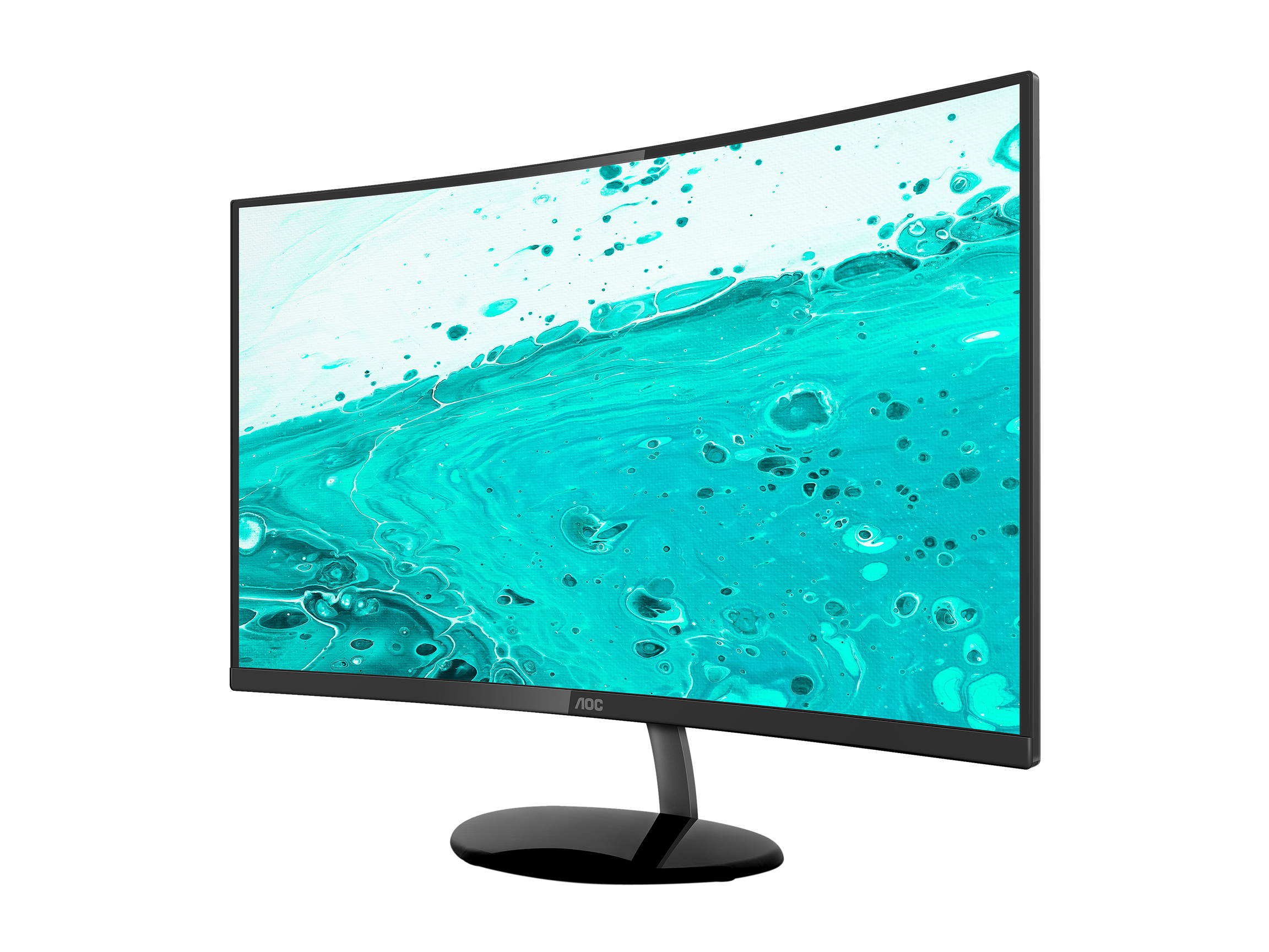 AOC C32V3H 32" (31.5" Viewable) 1920 x 1080 FHD 75Hz Adaptive Sync VGA HDMI VESA Tilt Curved Gaming Monitor
