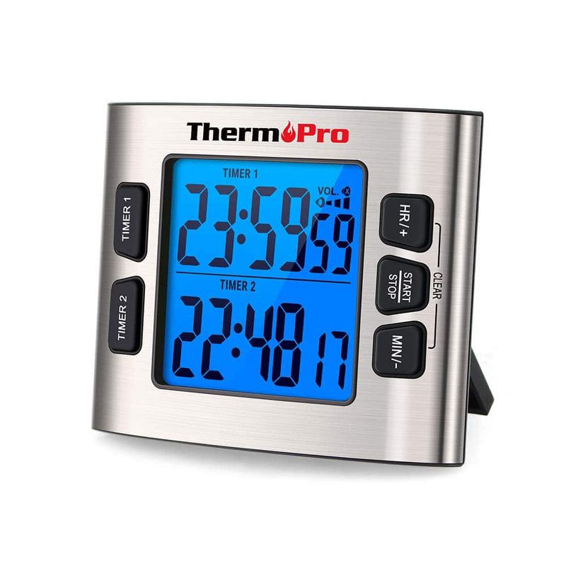 ThermoPro TM02 Dual Digital Kitchen Timer