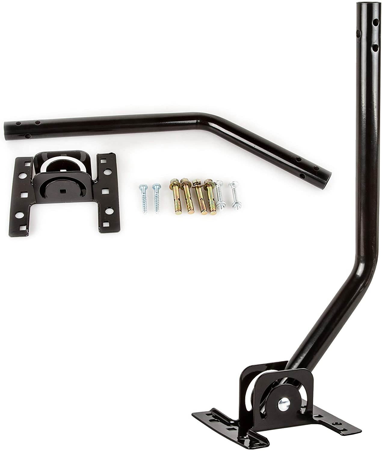 Five Star Adjustable Mounting Pole Antenna Mount Outdoor TV Antenna Universal Weather Proof Attic Mount Brackets, Easy Installation and Solid Structure