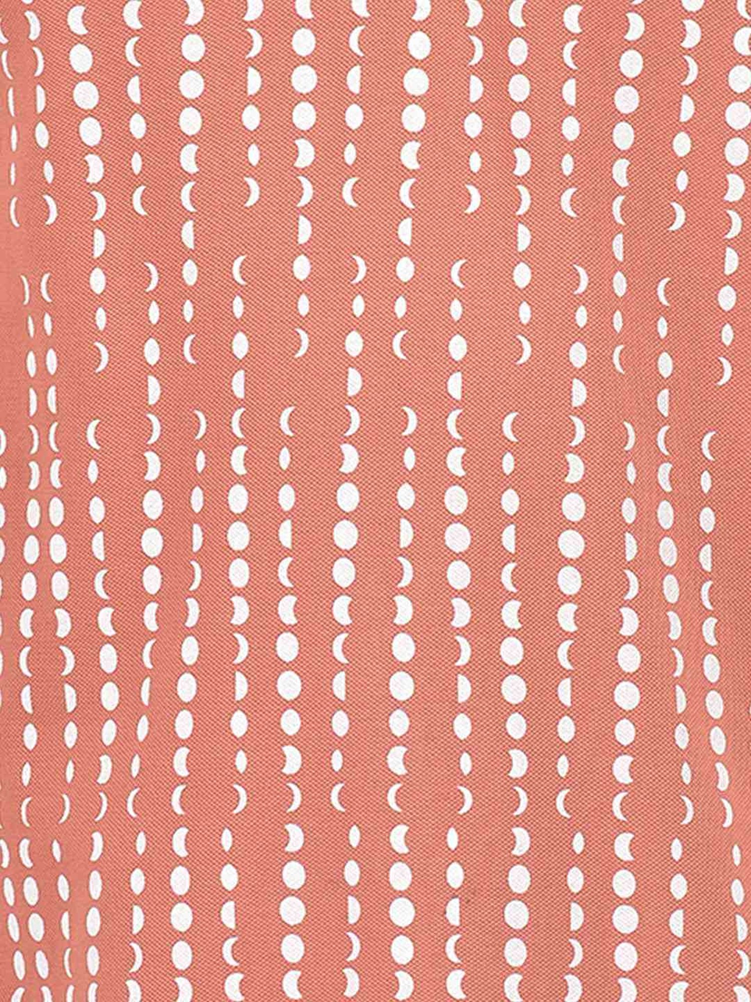 Numero Uno Dusty Orange Cotton Slim Fit Printed Polo T-Shirt