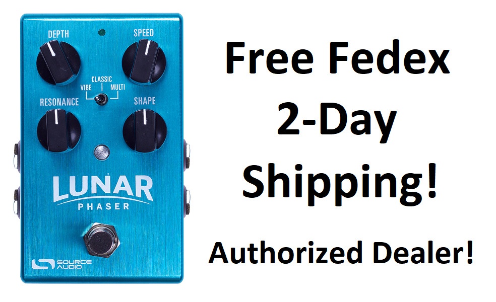 New Source Audio SA241 Lunar Phaser One Series Effects Pedal w/ Power Supply