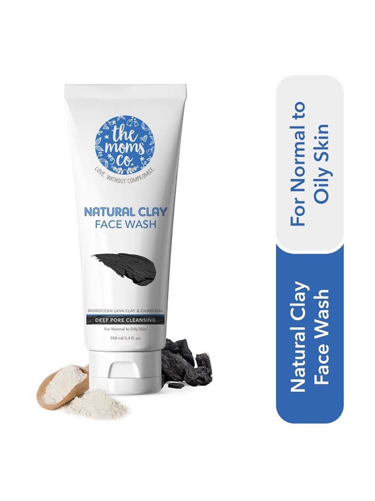 The Moms Co. Natural Clay Face Wash - 100 ml