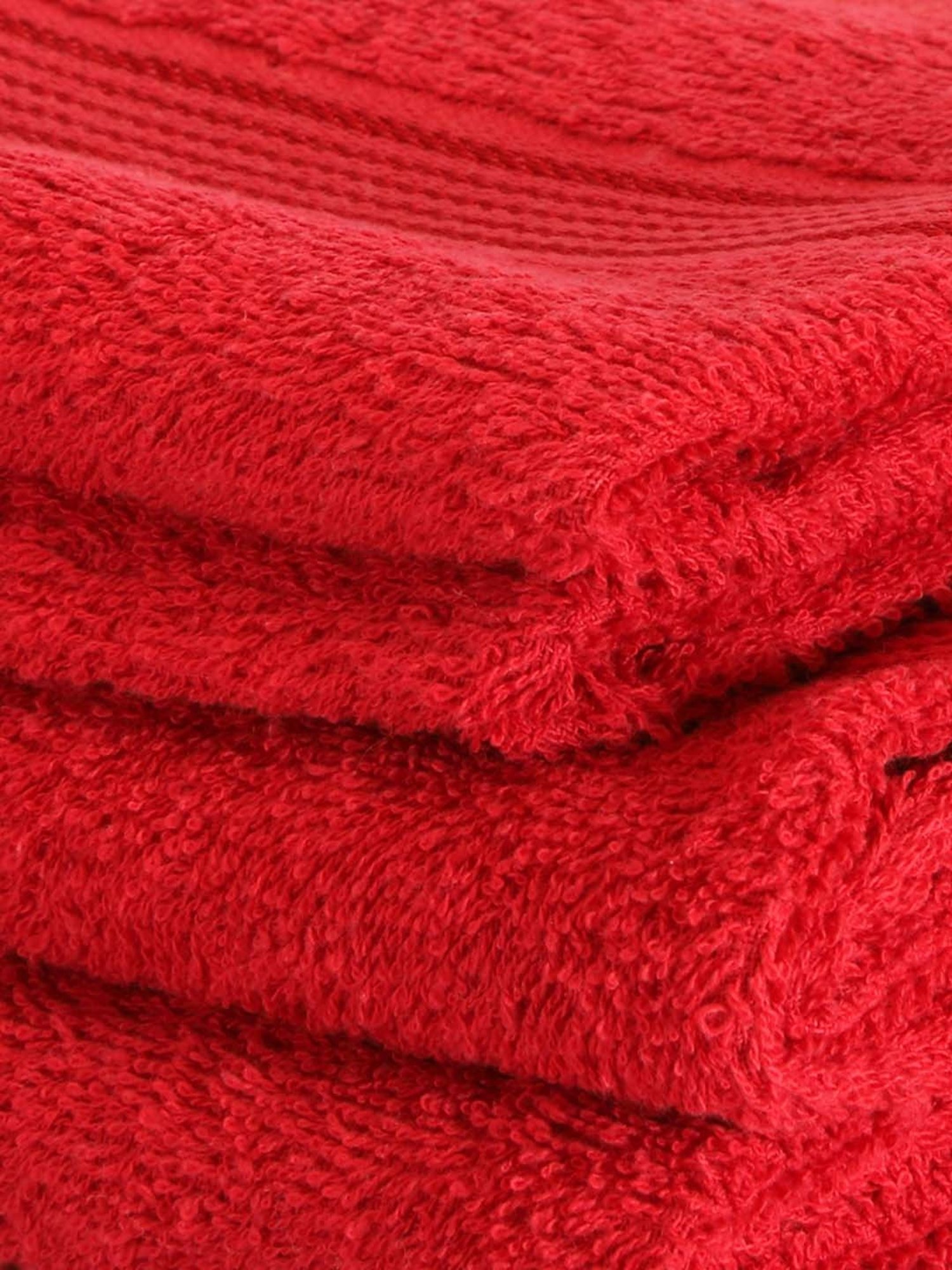 Bianca D`ross Red Cotton 380 GSM Super Absorbent Towel Set