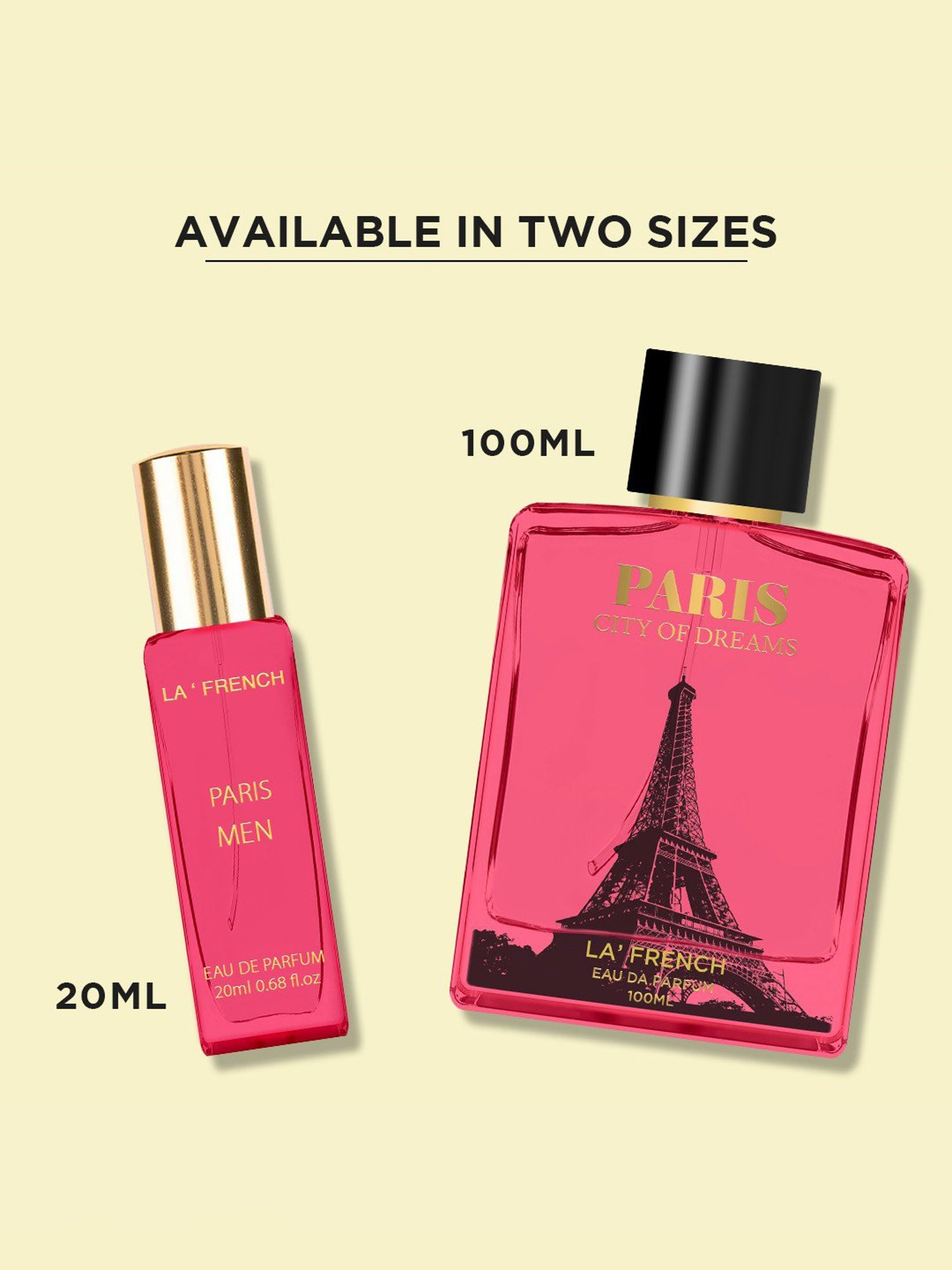 La'french Paris City of Dreams Eau de Parfum for Men - 20 ml