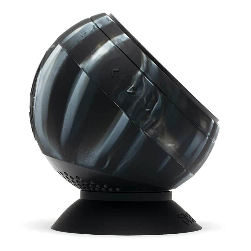 Waterproof Floatable Loud Bluetooth Speaker Dual Pairing for Surround Sound Removable Suction Barnacle Vibe 20 Orca