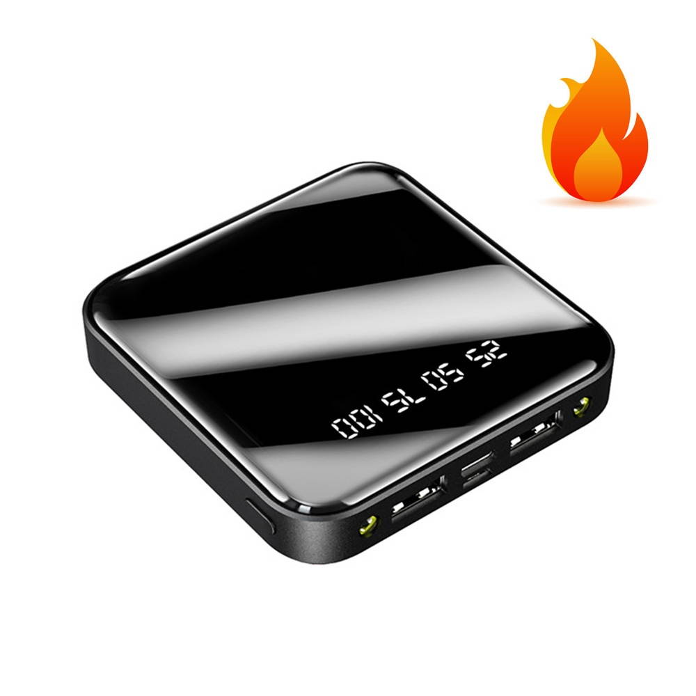 Mini Portable Power Bank 10000mAh External Battery Ultra-Compact High-Speed Charging Technology Portable Charger for iPhone, Samsung Galaxy and More