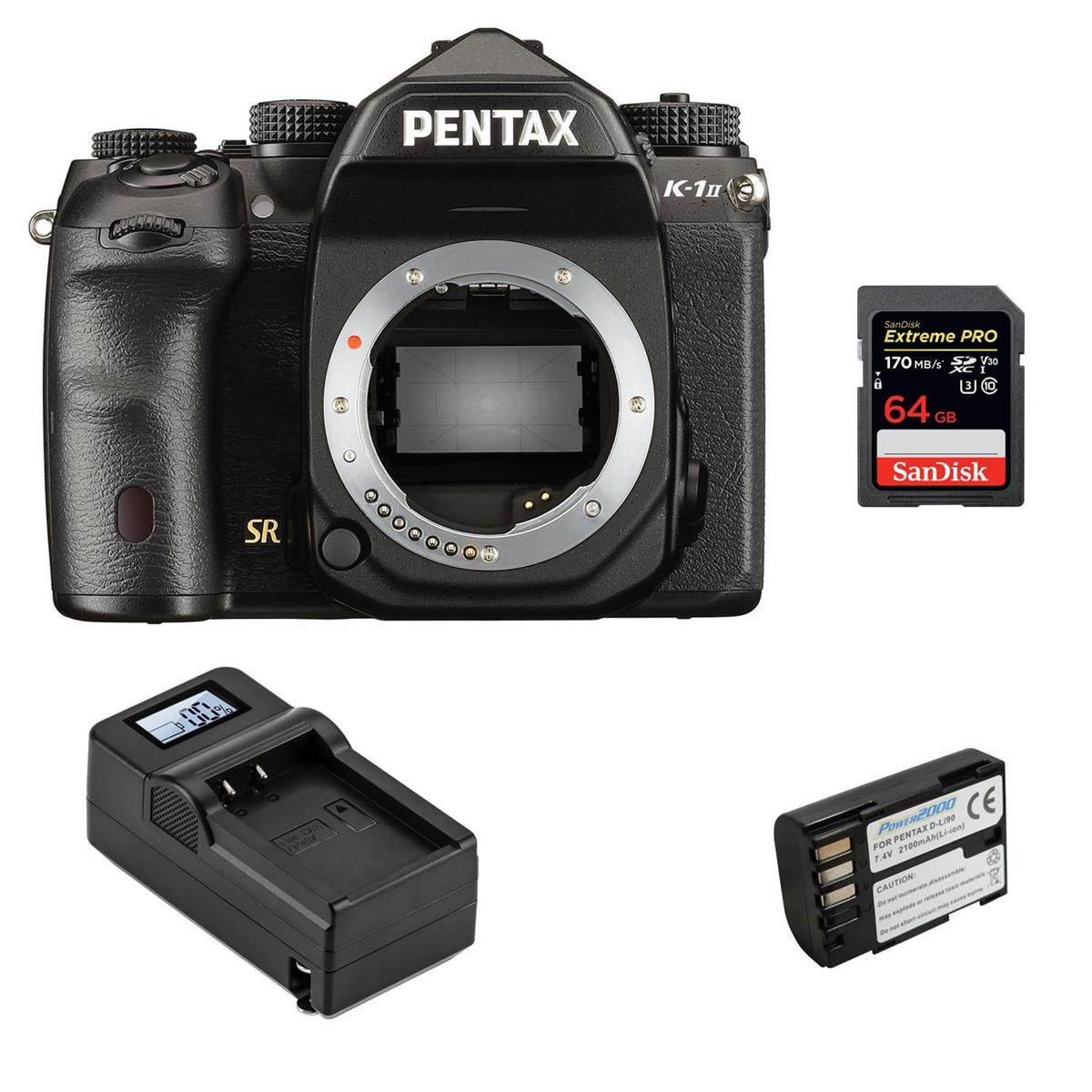 Pentax K-1 Mark II DSLR Camera Body with Accessories #15994 E