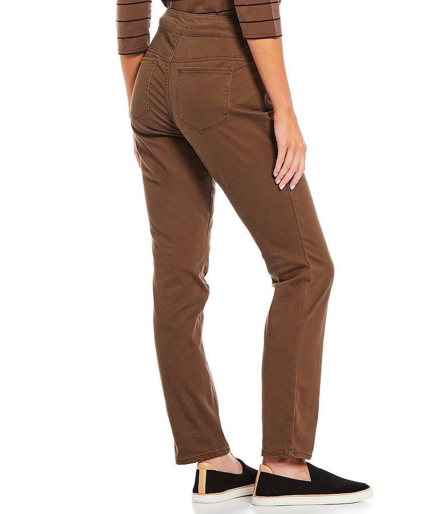 Ruby Rd. Petite Size Double Face Stretch Embellished Hem Capri Pants