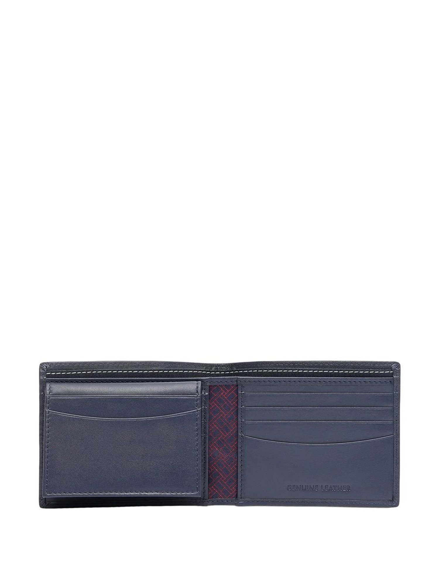 THE HOLISTIK Revival Black & Maroon Casual Leather Bi-Fold Wallet for Men