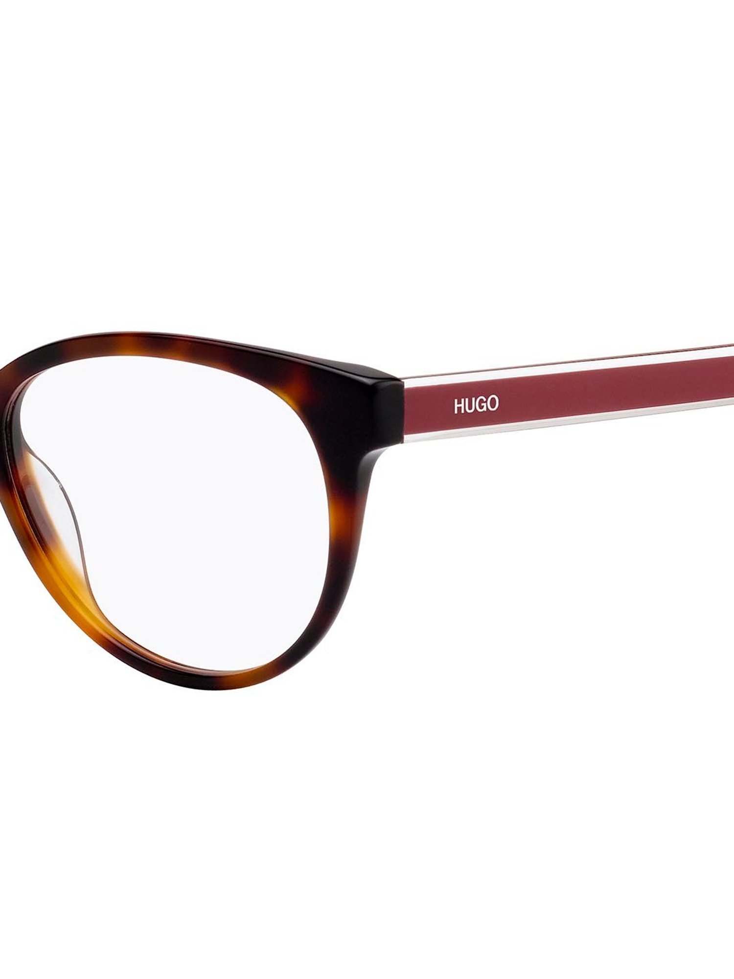 HUGO Brown Cat Eye Eye Frames for Women