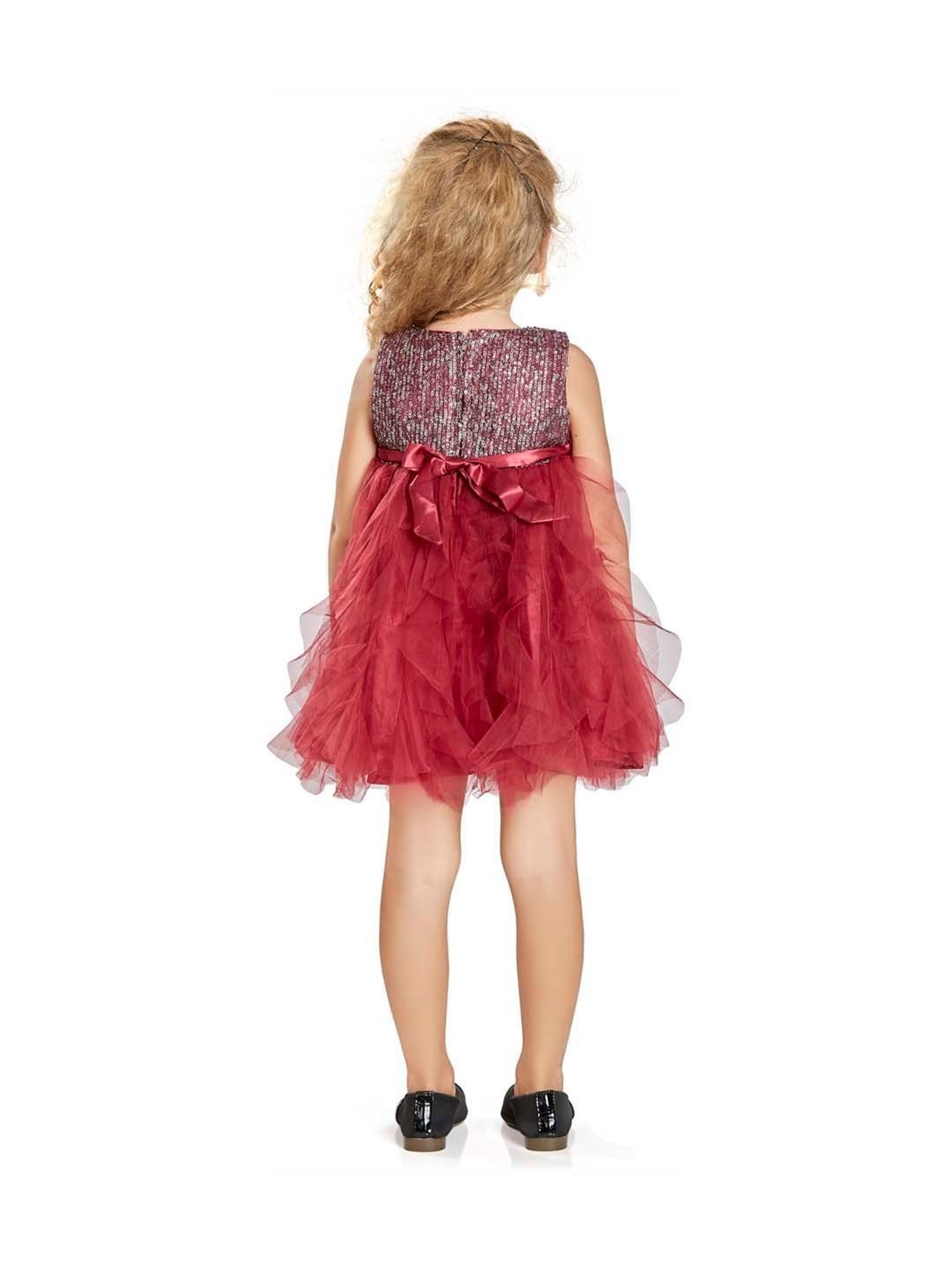 Peppermint Kids Red Sequence Dress