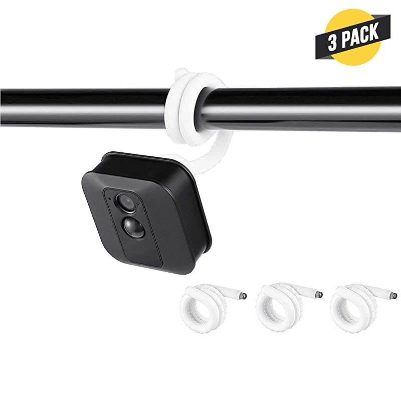 Adjustable Gooseneck-Like Twist Mount Compatible with Blink Outdoor & Blink XT2/XT Camera (3-Pack, White)