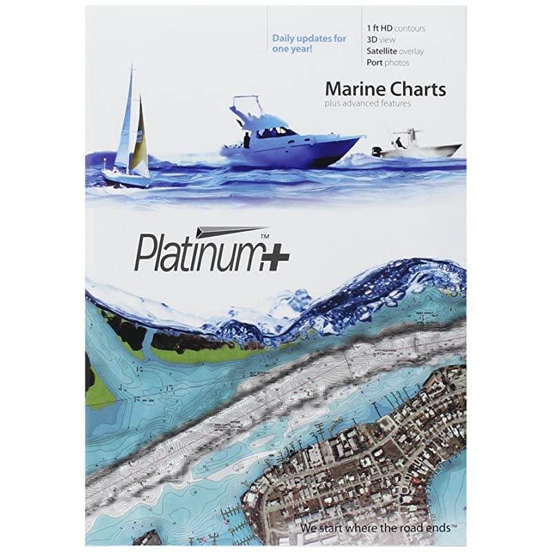 Platinum Plus 632P+ Central and South Florida Marine Chart on SD/MSD
