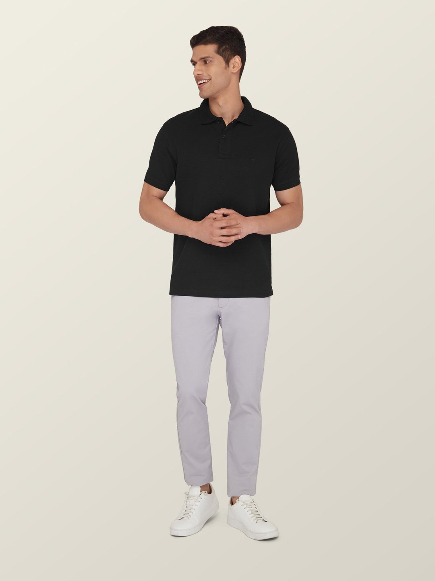 XYXX Black Polo T-Shirt