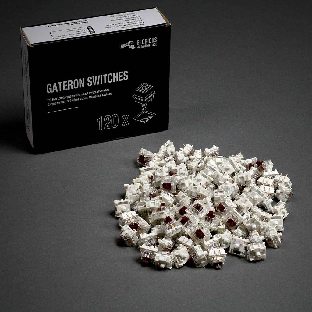 Gateron Red SMD-LED Compatible Mechanical Keyboard Switches