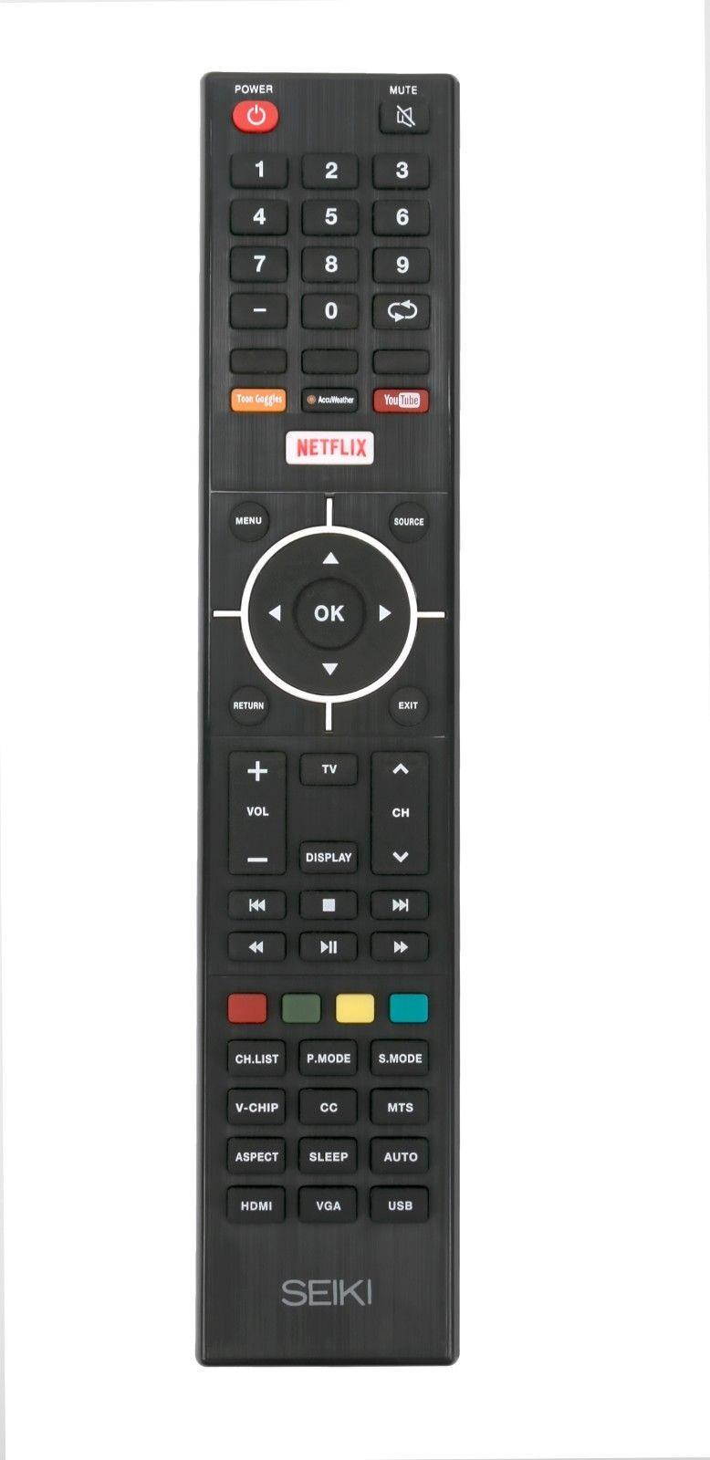 New SE40FYT Remote Control for SEIKI LED Smart TV HD HDTV SE40HYT SE58UY04