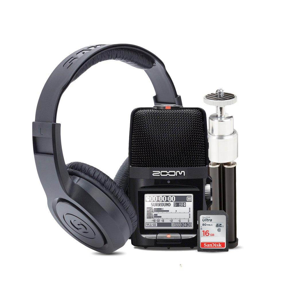 Zoom APH2n Accessory Pack for H2n Portable Recorder and Zoom H2n Handy Recorder Bundle