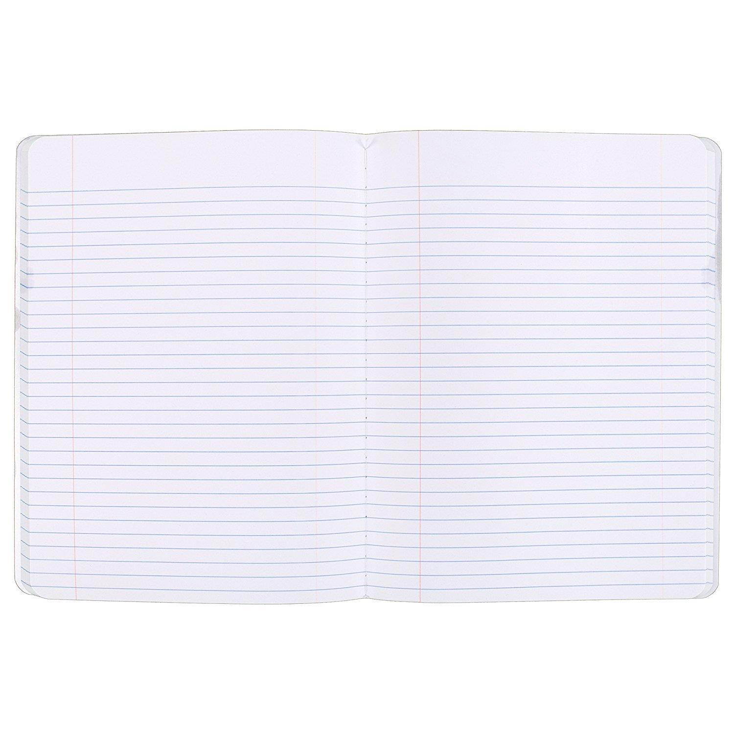 Mead Composition Notebook, Wide Ruled, 100 Sheets, 6 Pack (09910)
