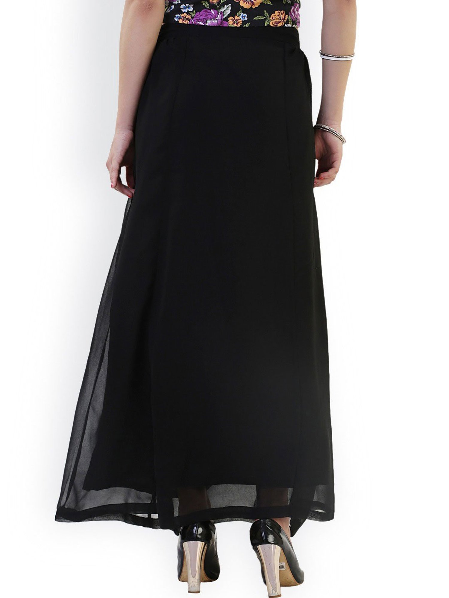 Belle Fille Black Maxi Skirt