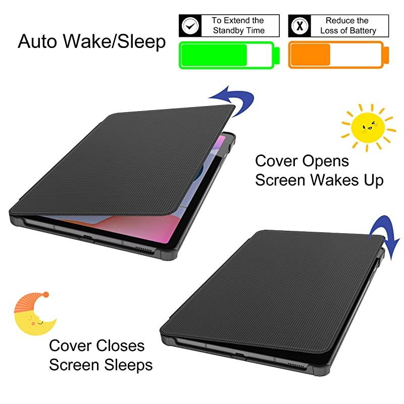Samsung Galaxy Tab S6 Lite 104 Case 2020 Shockproof Protective Smart Folio Case PC Hard Back Cover with Auto WakeSleep for SMP610P615 Samsung Tab S6 Lite 104 inch 2020