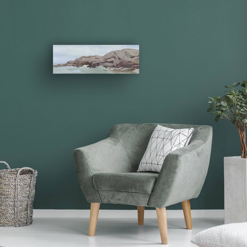 8" x 24" Katherine Lovell 'Warrens Point' Unframed Wall Canvas - Trademark Fine Art