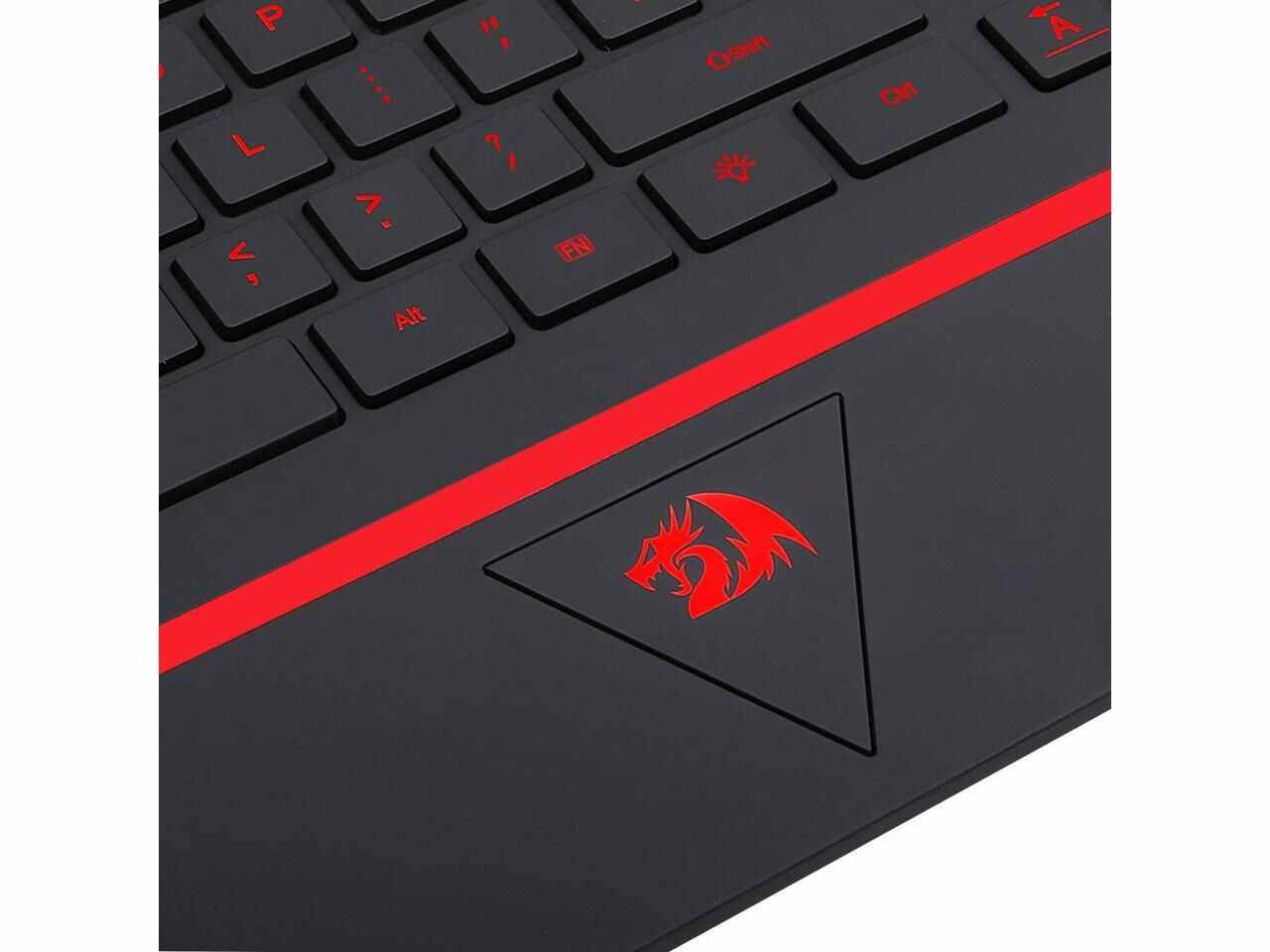 New Gaming Keyboard, RGB Gaming Keyboard RGB LED Backlit Illuminated 104 Key Silent Keyboard with Wrist Rest for Windows PC Games (RGB Backlit) Laser Engraved Keycaps ,Low profile Design