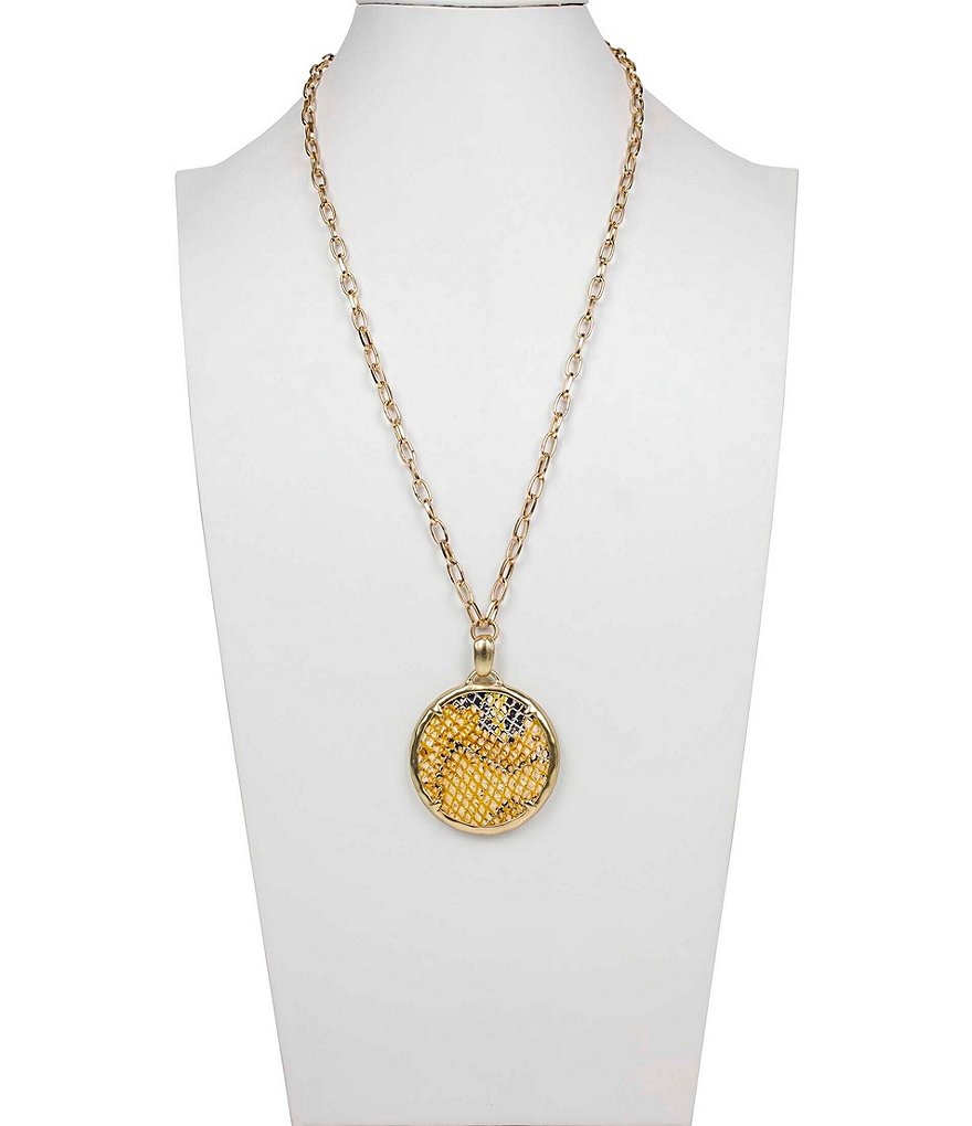Patricia Nash Coretta Long Pendant Necklace