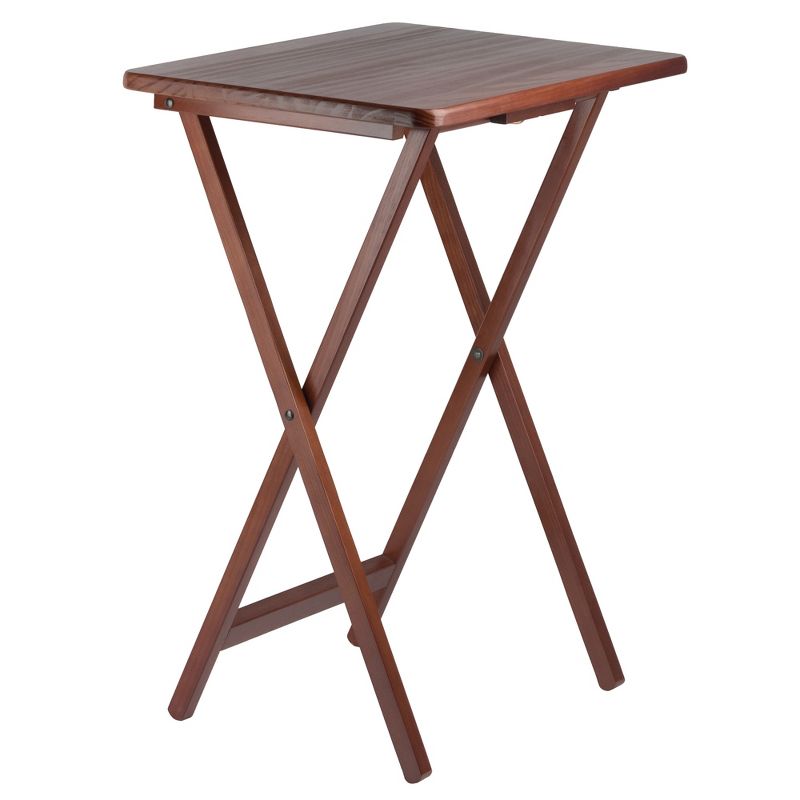 Emma and Oliver 72" x 12" x 12" Birchwood Bar Top Riser with Silver Legs