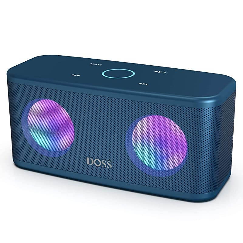 Bluetooth Speakers,  SoundBox Plus Portable Wireless Bluetooth Speaker with 16W HD Sound and Deep Bass, Wireless Stereo Pairing, 20H Playtime, Wireless Speaker for Home, Outdoor, Travel -Black