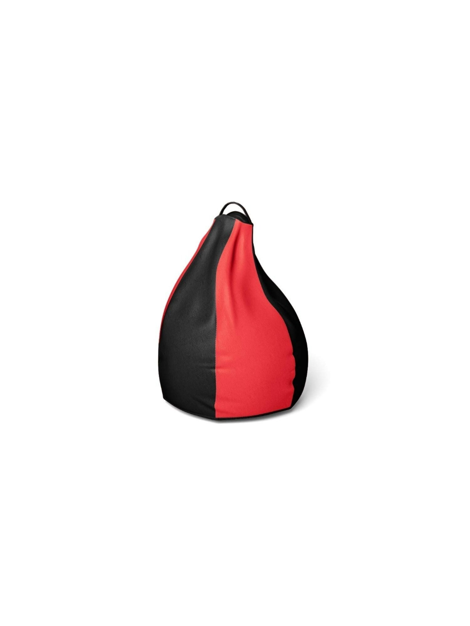 Godrej Interio Comfy ?Red & Black ?Faux Leather Bean Bag (1 Year Warranty)