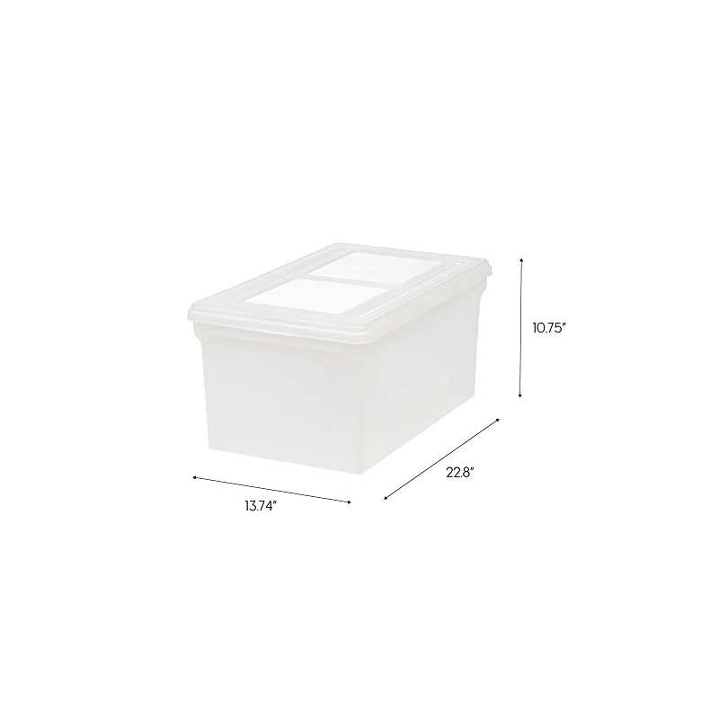 FB-31 Letter & Legal Size File Box, Letter, Pearl, 5 Pack