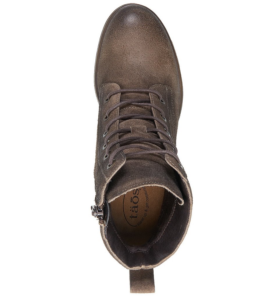 Taos Footwear Boot Camp Suede Faux Fur Lined Booties