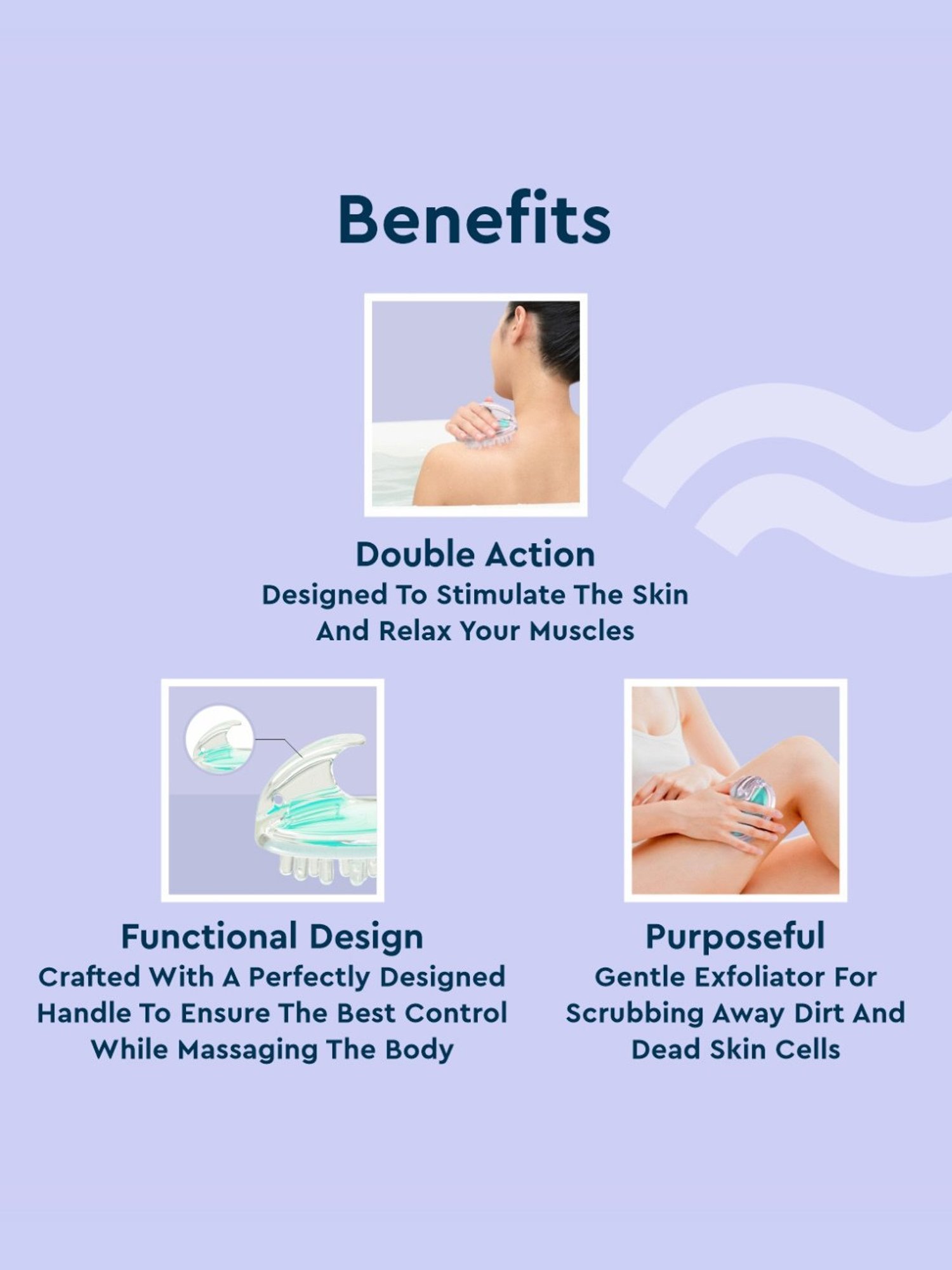 GUBB Body & Bath Massager - 1 Pc