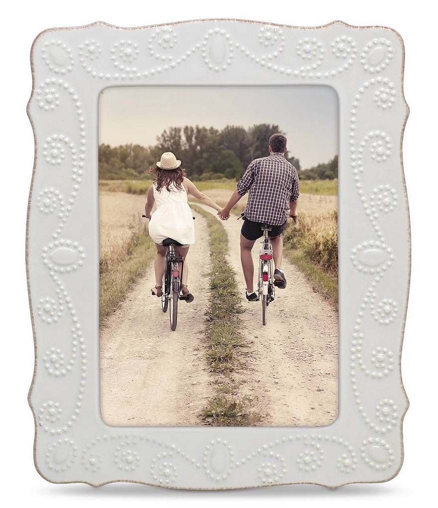 Lenox French Perle White 5x7 Frame