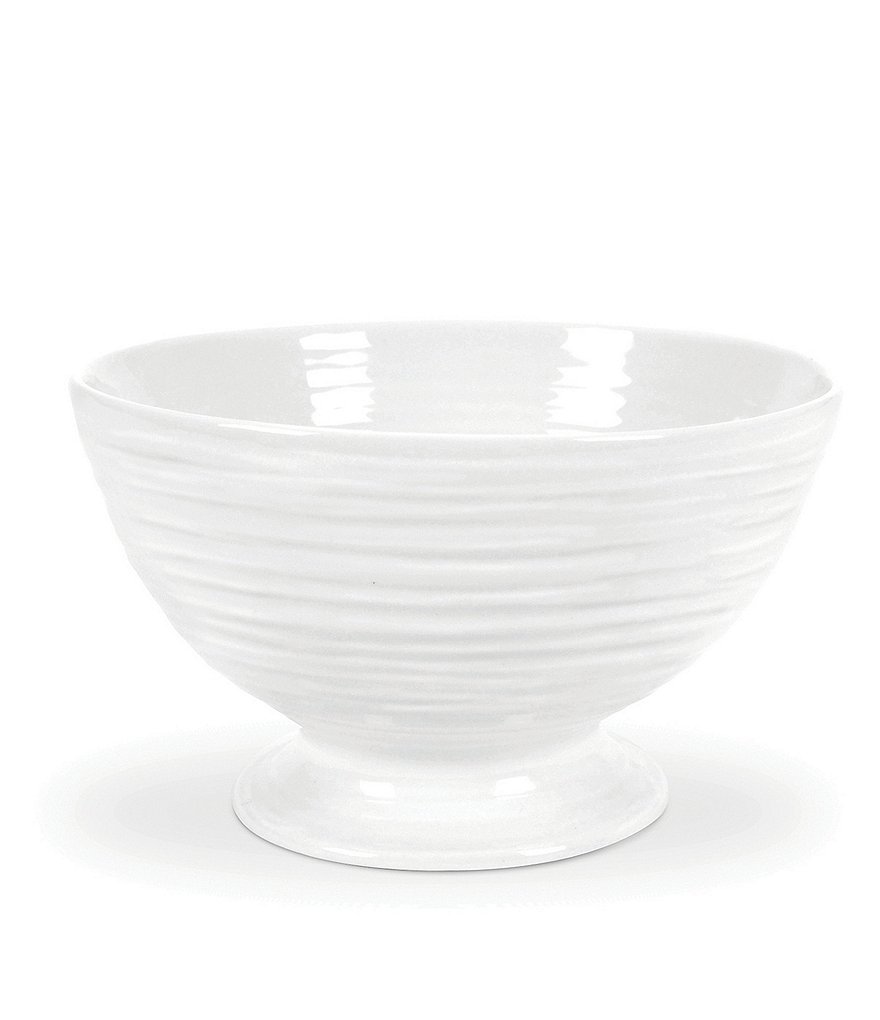 Sophie Conran for Portmeirion White Porcelain Footed Bowl