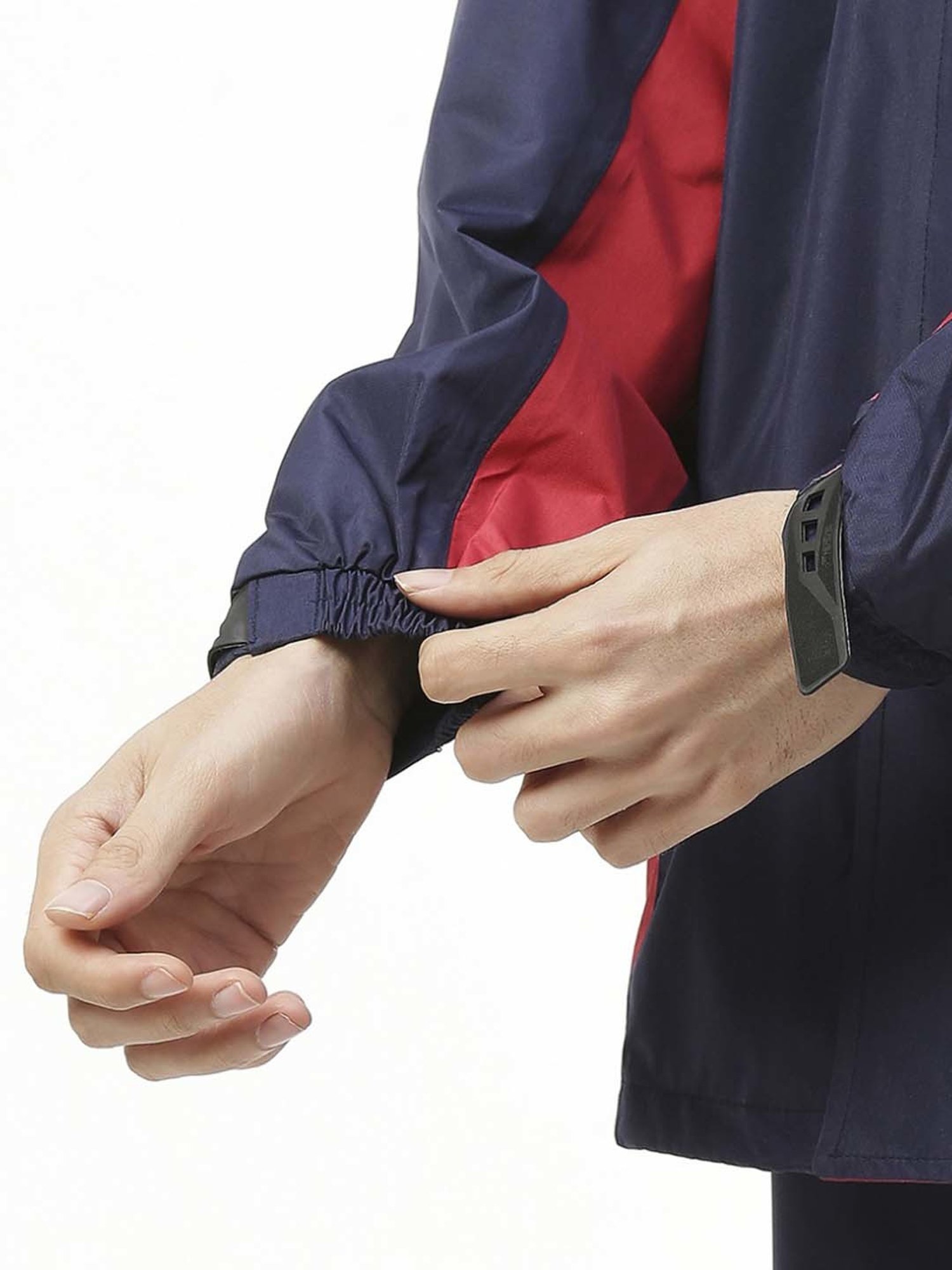 Zeel Navy & Red Raincoat Set