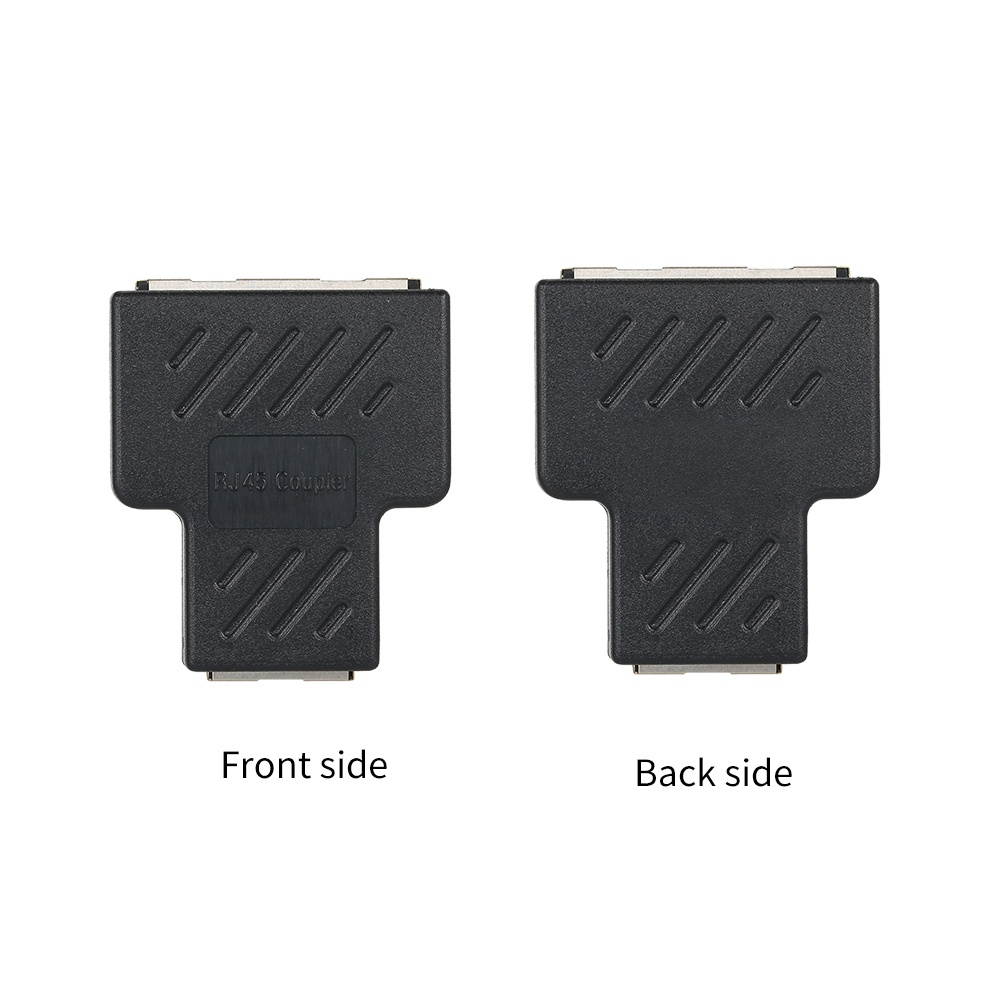 RJ45 Splitter Adapter Connector 1 to 2 Female Ports for CAT 5/CAT 6/CAT 7 LAN Ethernet Cables Socket Splitter Hub PC Laptop Router Contact Modular Plug