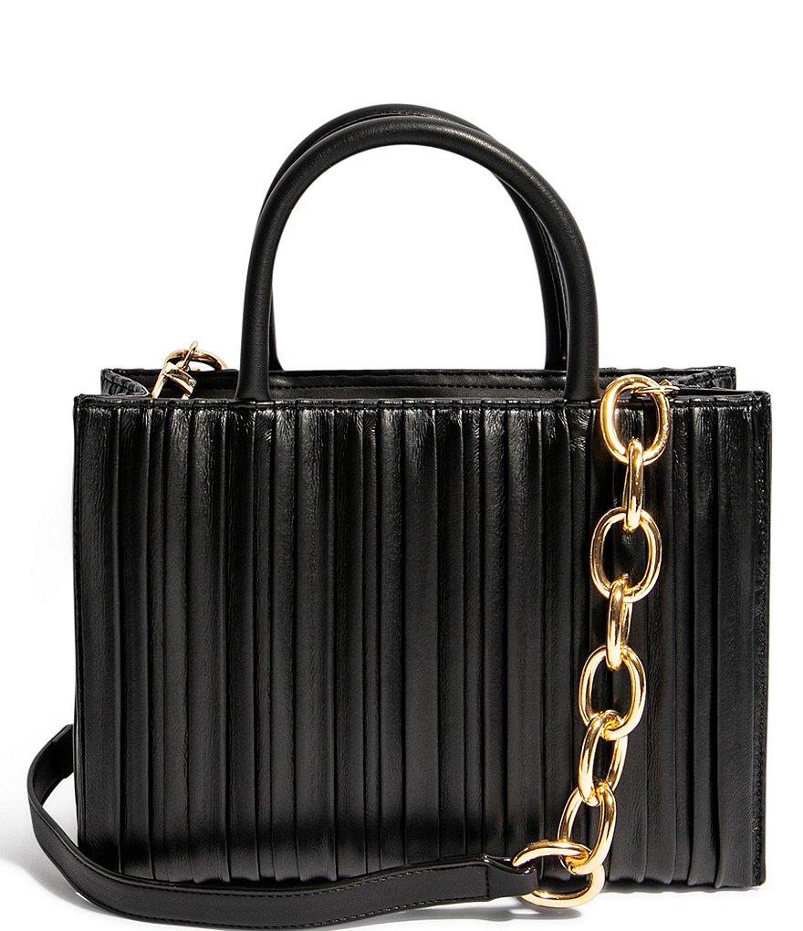 House of Want We Gram Small Pleated Chain Strap Tote Bag