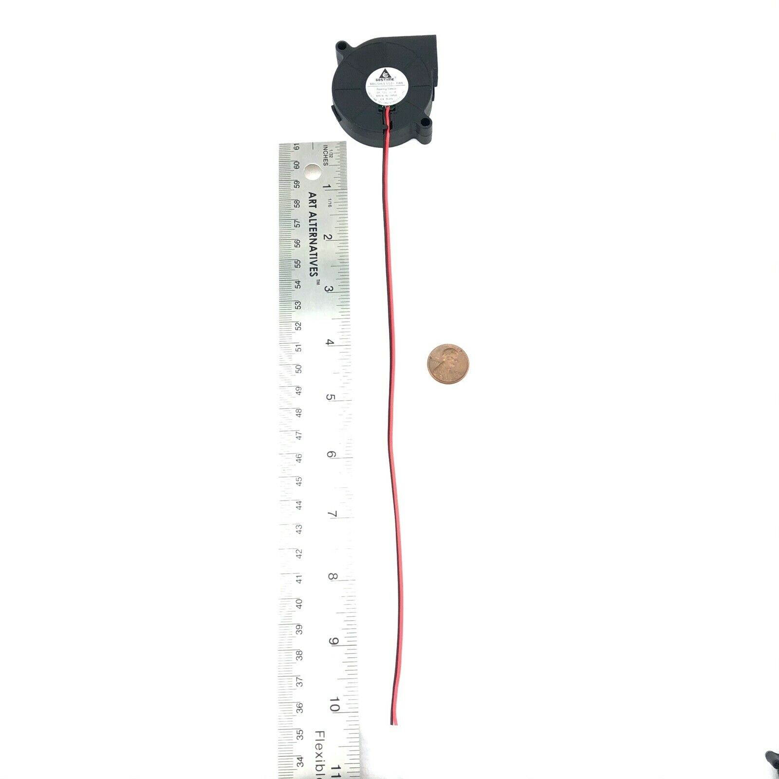 12V 50mm Blower Fan 5015 50mm x 15mm Turbo Cooling 3D Printer Rep Rap 2-pin