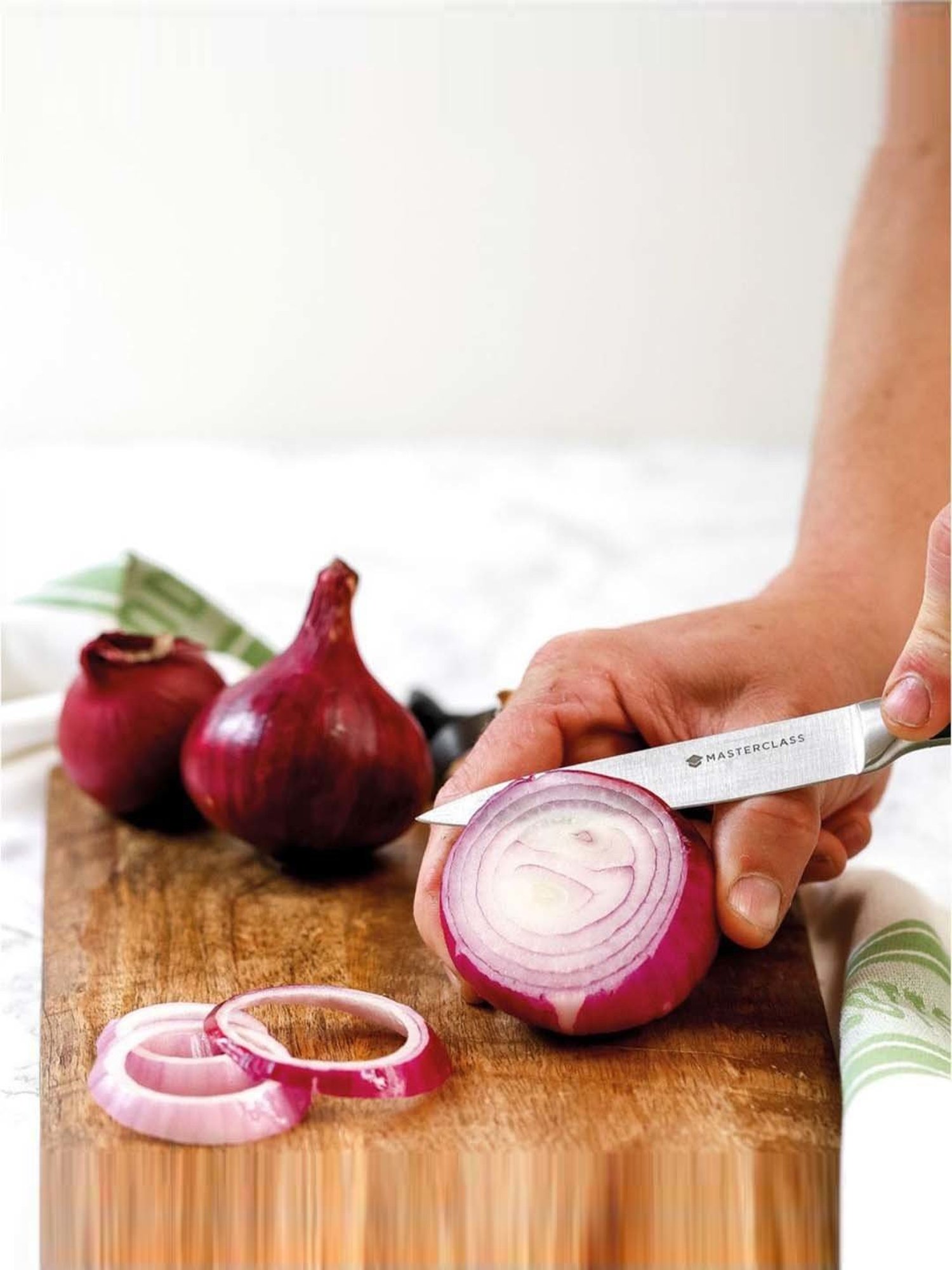 MasterClass Silver Medium Stainless Steel Acero Utility Knife - 12 cm