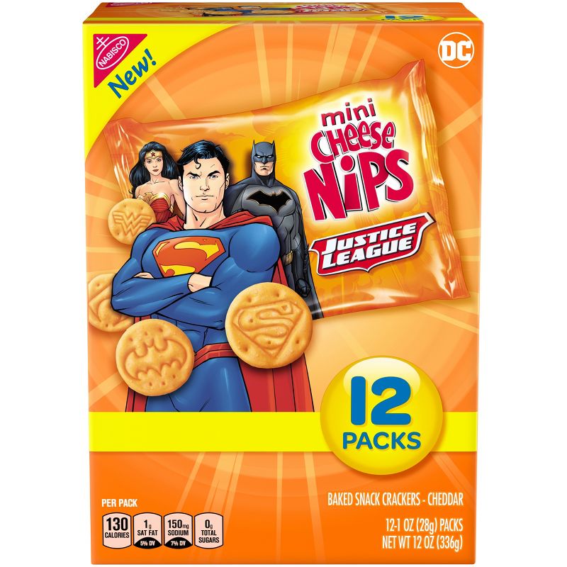 Cheese Nips Justice League Crackers - 12oz